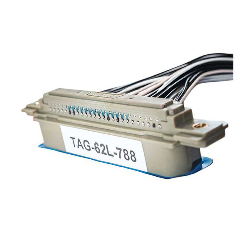 HELATAG Laser Tag Label, 1x.5x1.33", 56 Per Sheet, White, 2500/Pkg